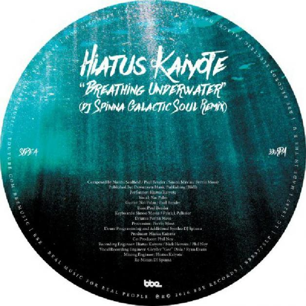Hiatus Kaiyote - Breathing Underwater (DJ Spinna Remix) : 12inch