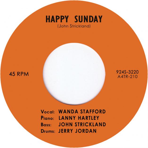 Wanda Stafford - Happy Sunday / Blue Guitar : 7inch