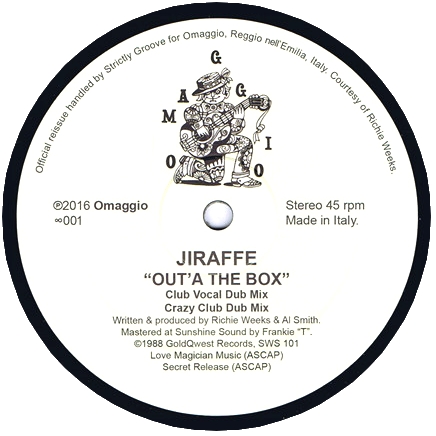 Jiraffe - Out'A The Box : 12inch