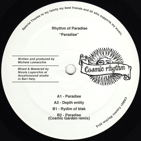 Rhythm Of Paradise - Paradise : 12inch