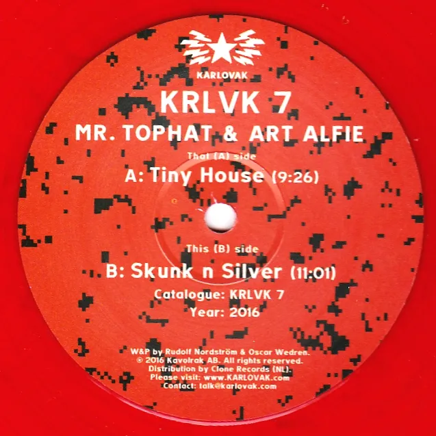 Mr.Tophat & Art Alfie - Tiny House / Skunk Silver : 12inch