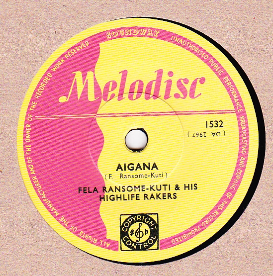 Fela Ransome-Kuti & His Highlife Rakers - Fela’s Special : 7inch