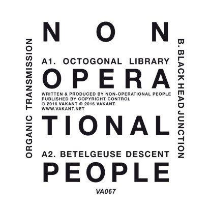 Non-Operational People - Organic Transmission