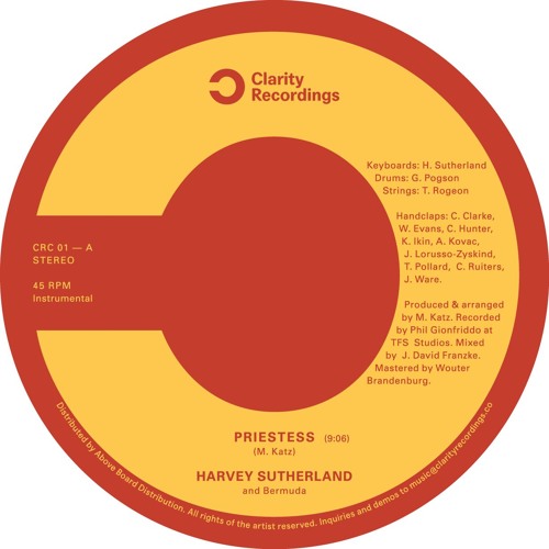 Harvey Sutherland & Bermuda - Priestess / Bravado : 12inch