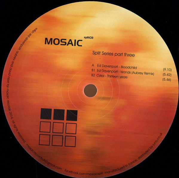 Ed Davenport/Ozka - Mosaic Split Series: Part Three : 12inch