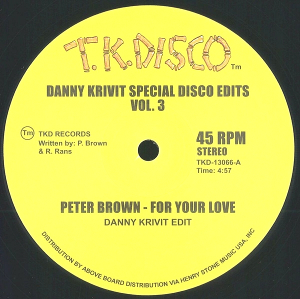 Peter Brown / Jimmy Mcgriff - DANNY KRIVIT SPECIAL DISCO EDITS VOL