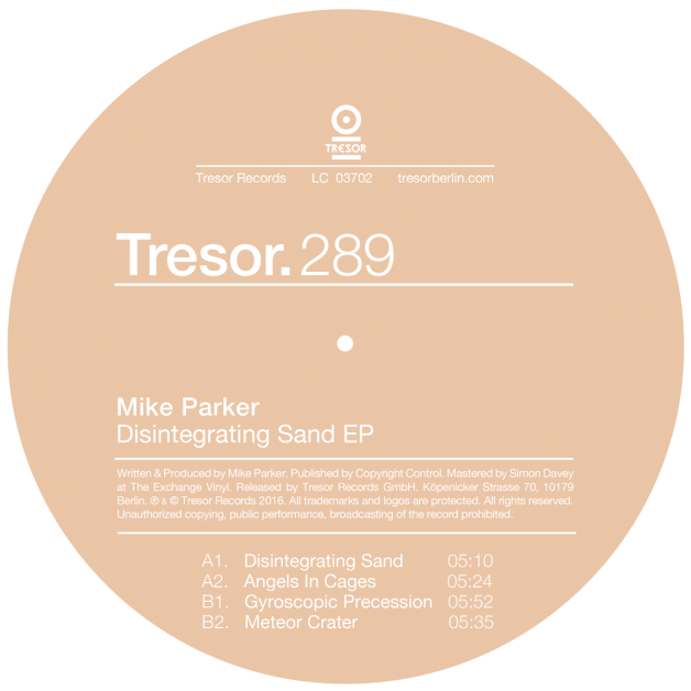 Mike Parker - Disintegrating Sand EP : 12inch