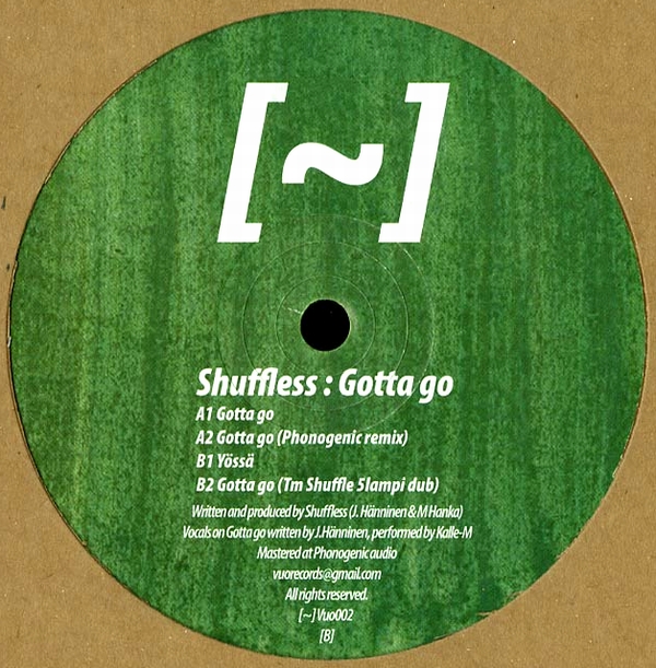 Shuffless - Gotta Go EP : 12inch