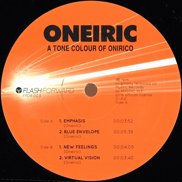 Oneiric - A Tone of Colour : 12inch