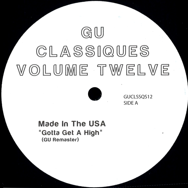 Glenn Underground - CLASSIQUES VOL.12 : 12inch