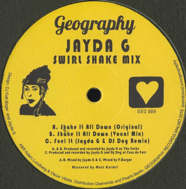Jayda G - Swirl Shake Mix : 12inch