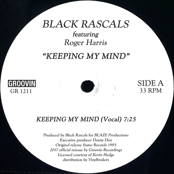 Black Rascals Feat. Roger Harris - Keeping My Mind : 12inch