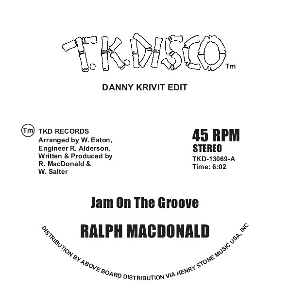 Ralph Macdonald / Foxy - Jam On The Groove / Get Off Your Aaahh And Dance (Danny krivit edits) : 12inch