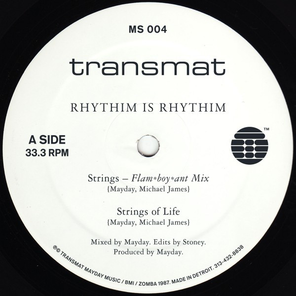 Rhythim Is Rhythim - Strings Of Life : 12inch