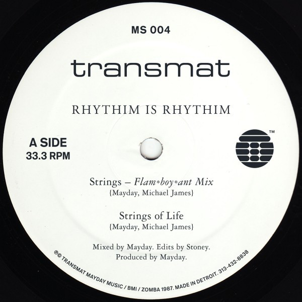 Rhythim Is Rhythim - Strings Of Life : 12inch