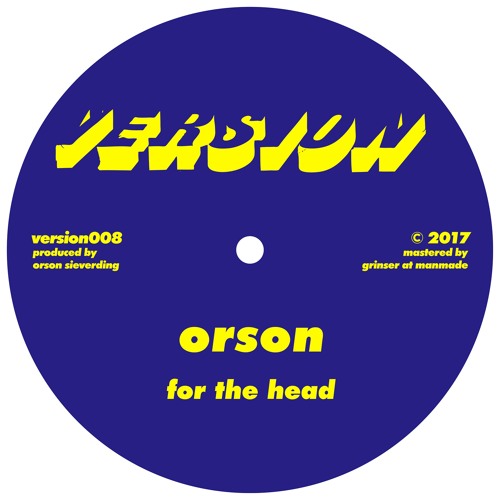 Orson - For The Head / The Past Is A Dream : 12inch
