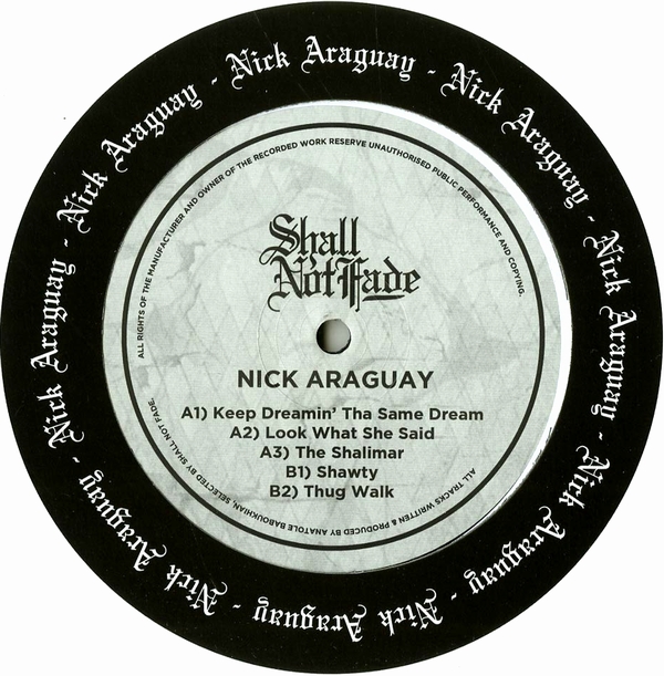 Nick Araguay - Keep Dreamin’ Tha Same Dream : 12inch