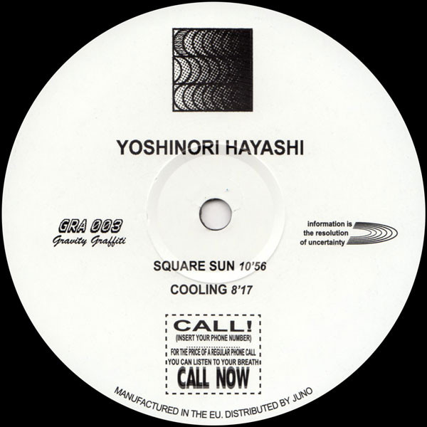 Yoshinori Hayashi / Db.Source - Square Sun/Anapo : 12inch