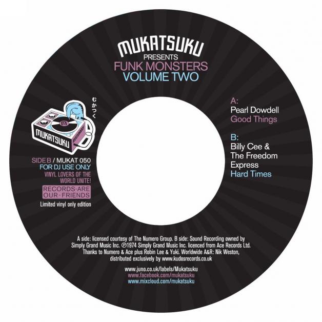PEARL DOWDELL & BILLY CEE & THE FREEDOM EXPRESS - Mukatsuku Presents Funk Monsters Vol.2 : 7inch