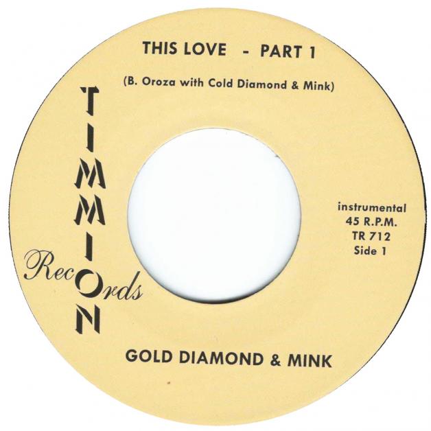 Cold Diamond & Mink - This Love (Instrumental) : 7inch