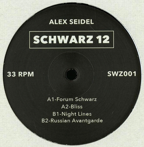 Alex Seidel - SCHWARZ 12 EP : 12inch
