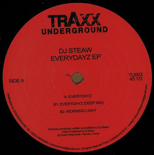 DJ Steaw - Everydayz EP : 12inch
