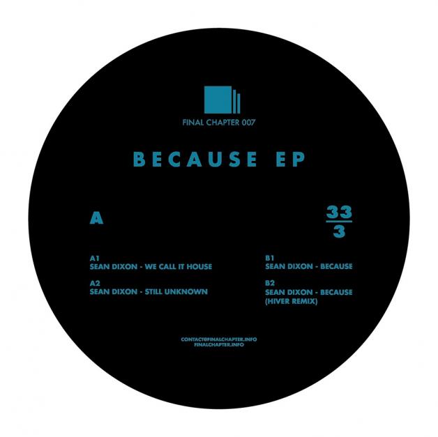 Sean Dixon - Because EP : 12inch