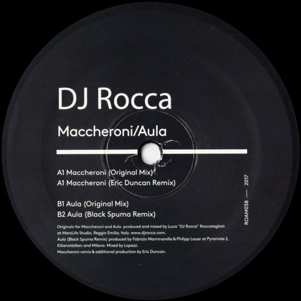 DJ Rocca - Maccheroni/Aula : 12inch
