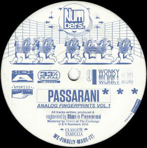 Passarani - Analog Fingerprints Vol.1 : 12inch