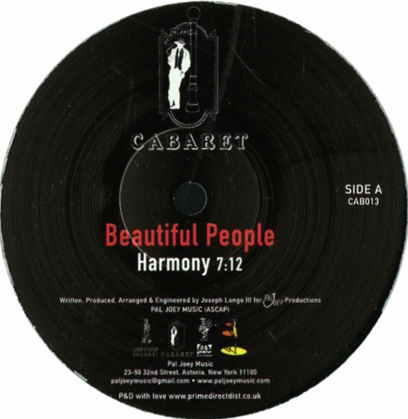 Beautiful People - Harmony / I've Got The Rhythm : 12inch