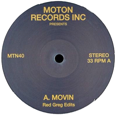 Red Greg - Movin : 12inch