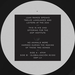 Juan Ramos - Atkm B/W Globalizaci&#211;N &#193;Cido : 12inch