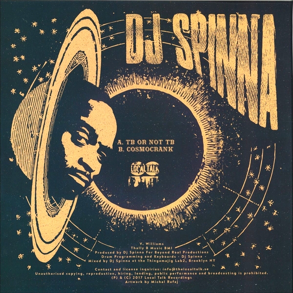 DJ Spinna - TB OR NOT TB / COSMOCRANK : 12inch