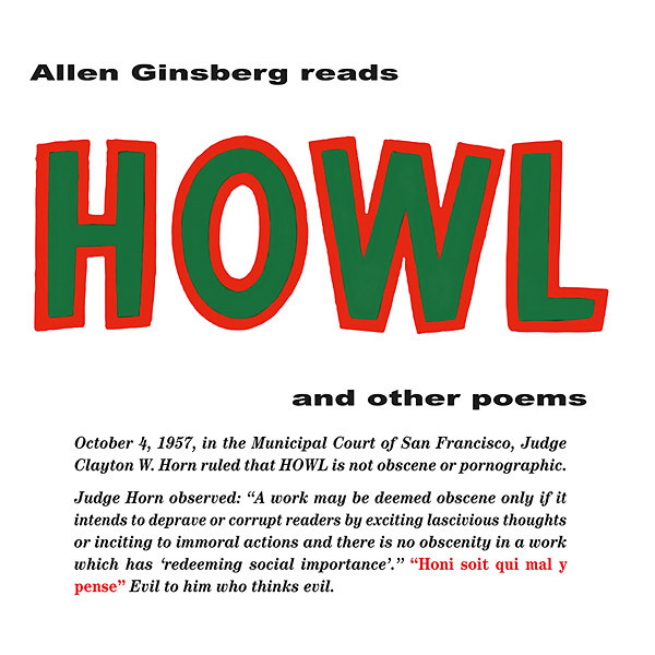 Allen Ginsberg - Allen Ginsberg Reads Howl and Other Poems : LP
