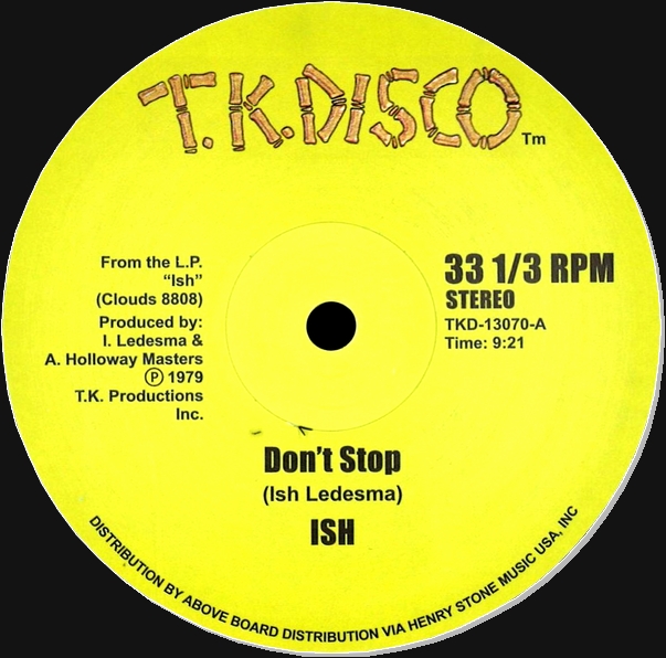 Ish / John Tropea - DON&#039;T STOP / LIVING IN THE JUNGLE : 12inch