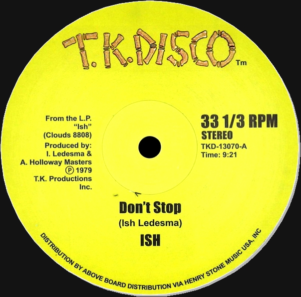 Ish / John Tropea - DON&#039;T STOP / LIVING IN THE JUNGLE : 12inch