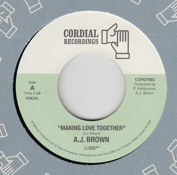 A.J. Brown - Making Love Together : 7inch