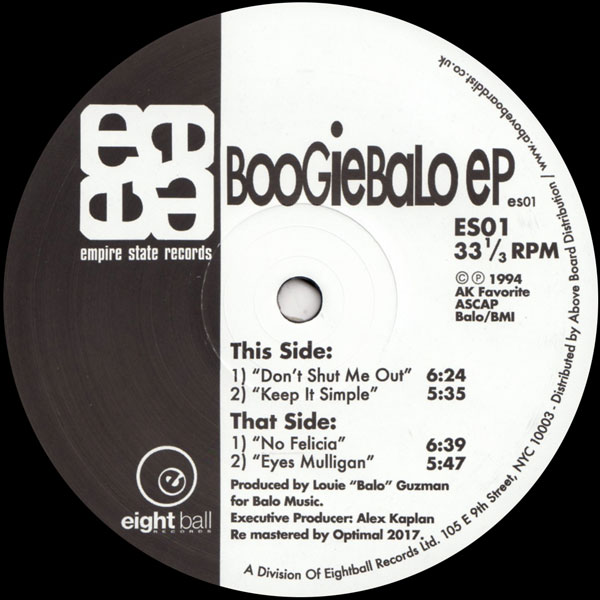 Louie - Boogiebalo EP : 12inch
