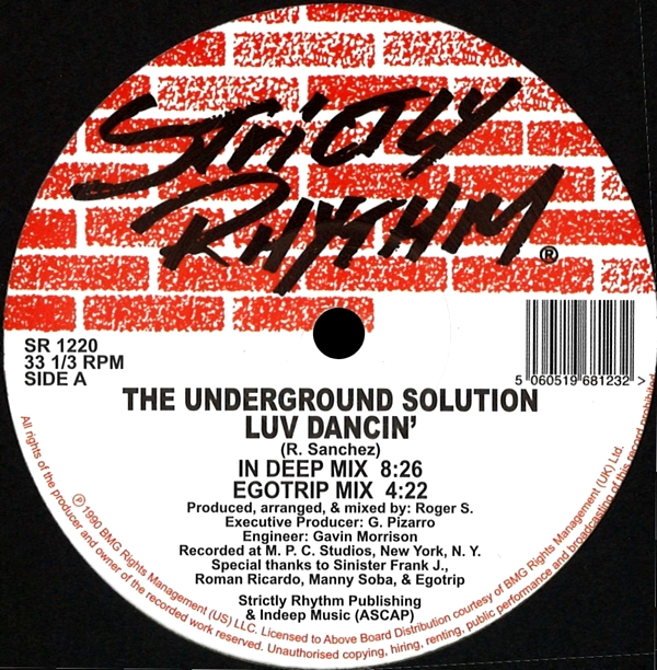 The Underground Solution - LUV DANCIN&#039; : 12inch