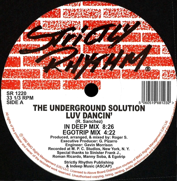 Label: Strictly Rhythm : Newtone Records