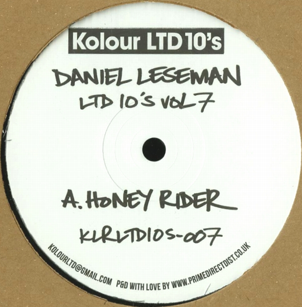 Daniel Leseman - Kolour LTD 10’s Vol. 7 : 10inch