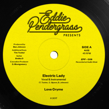 Love Cryme - Electric Lady b/w Under The N Fluence : 12inch