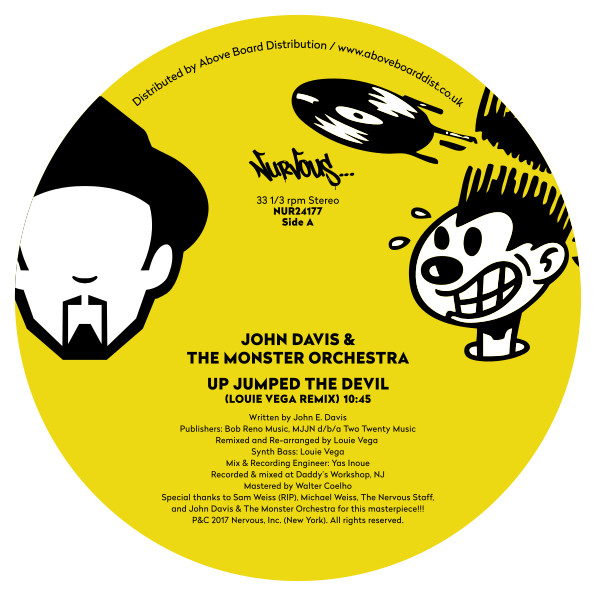 JOHN DAVIS & THE MONSTER ORCHESTRA - Up Jumped The Devil (Louie Vega Remixes) : 12inch