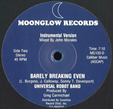 Universal Robot Band - Barely Breaking Even : 12inch