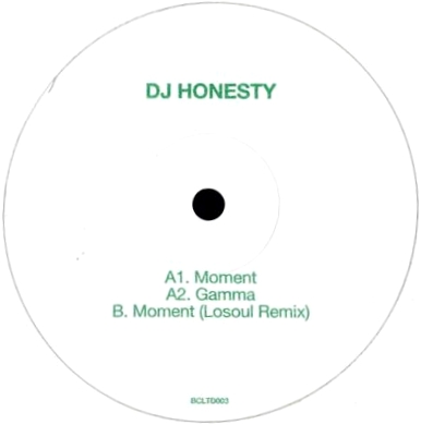 DJ Honesty - Moment EP : 12inch