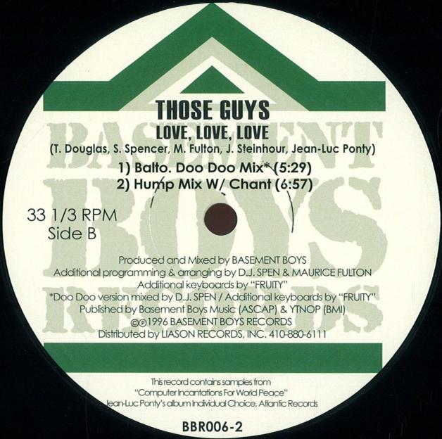 Those Guys - Love, Love, Love : 12inch