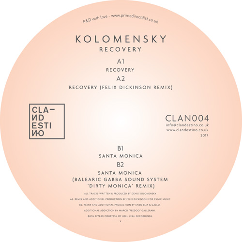 Kolomensky - Recovery : 12inch