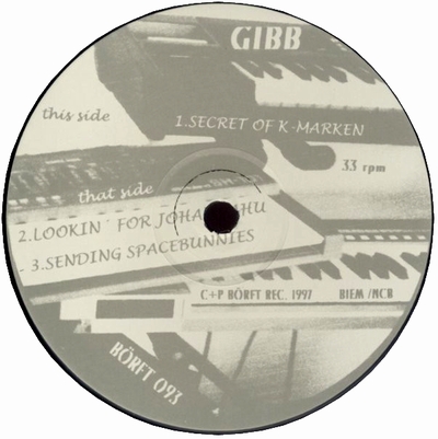 Gibb - The Secret Of K-marken : 12inch
