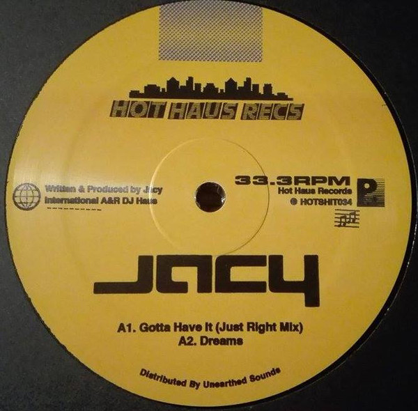Jacy - Dreams EP : 12inch