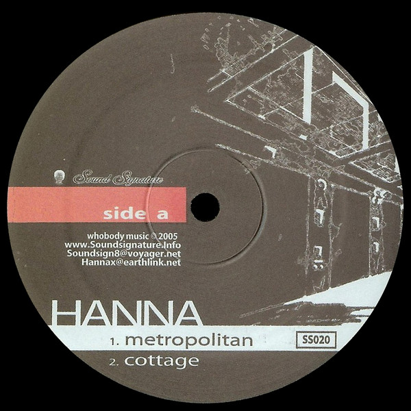Hanna - Time Hotel EP : 12inch